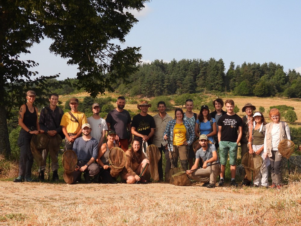 Photo de l'équipe mobilisée au sein d'Arthropologia