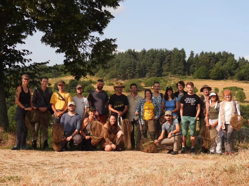 Photo de l'équipe mobilisée au sein d'Arthropologia